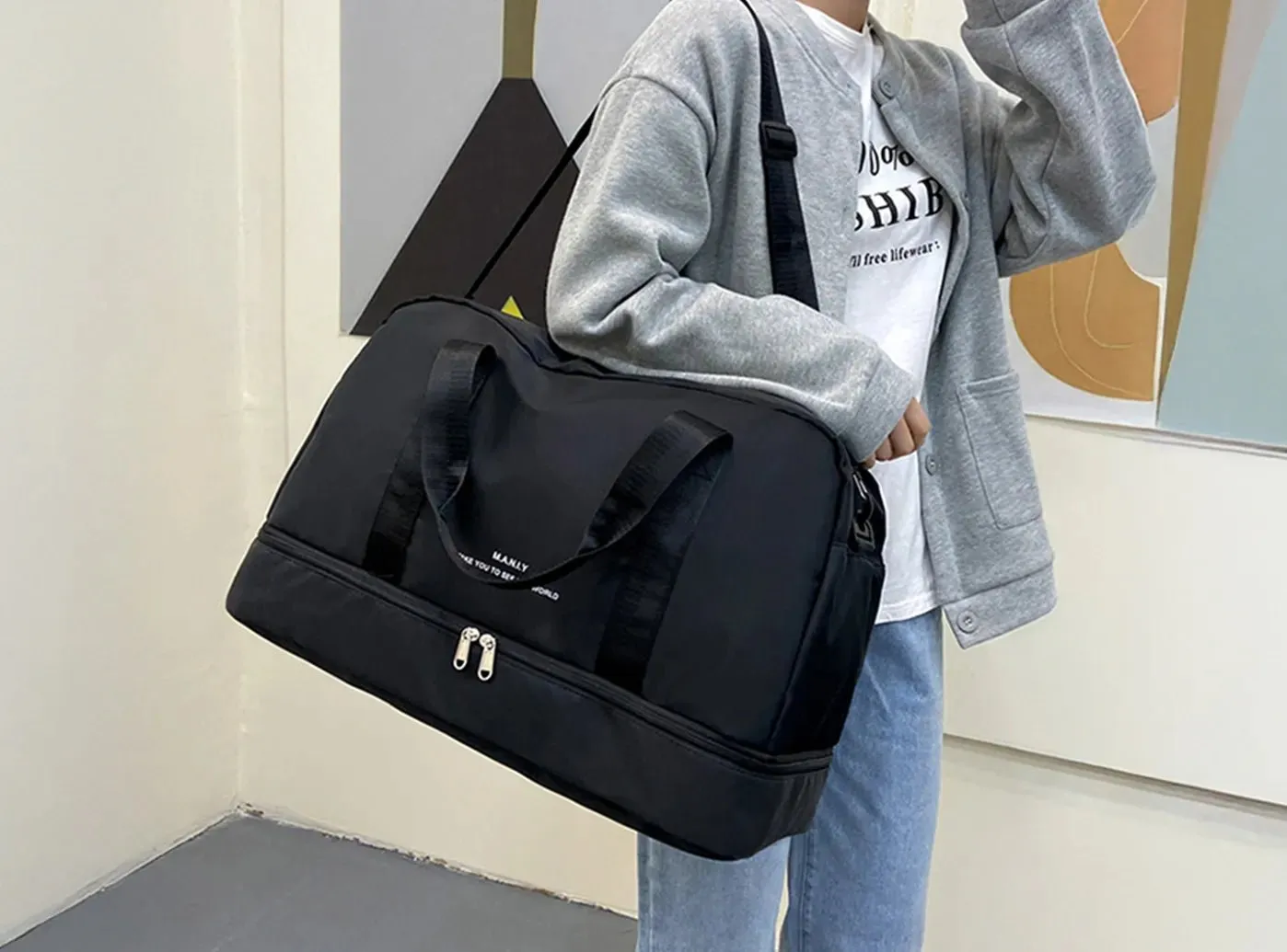 FitVille Spacious Travel Bag