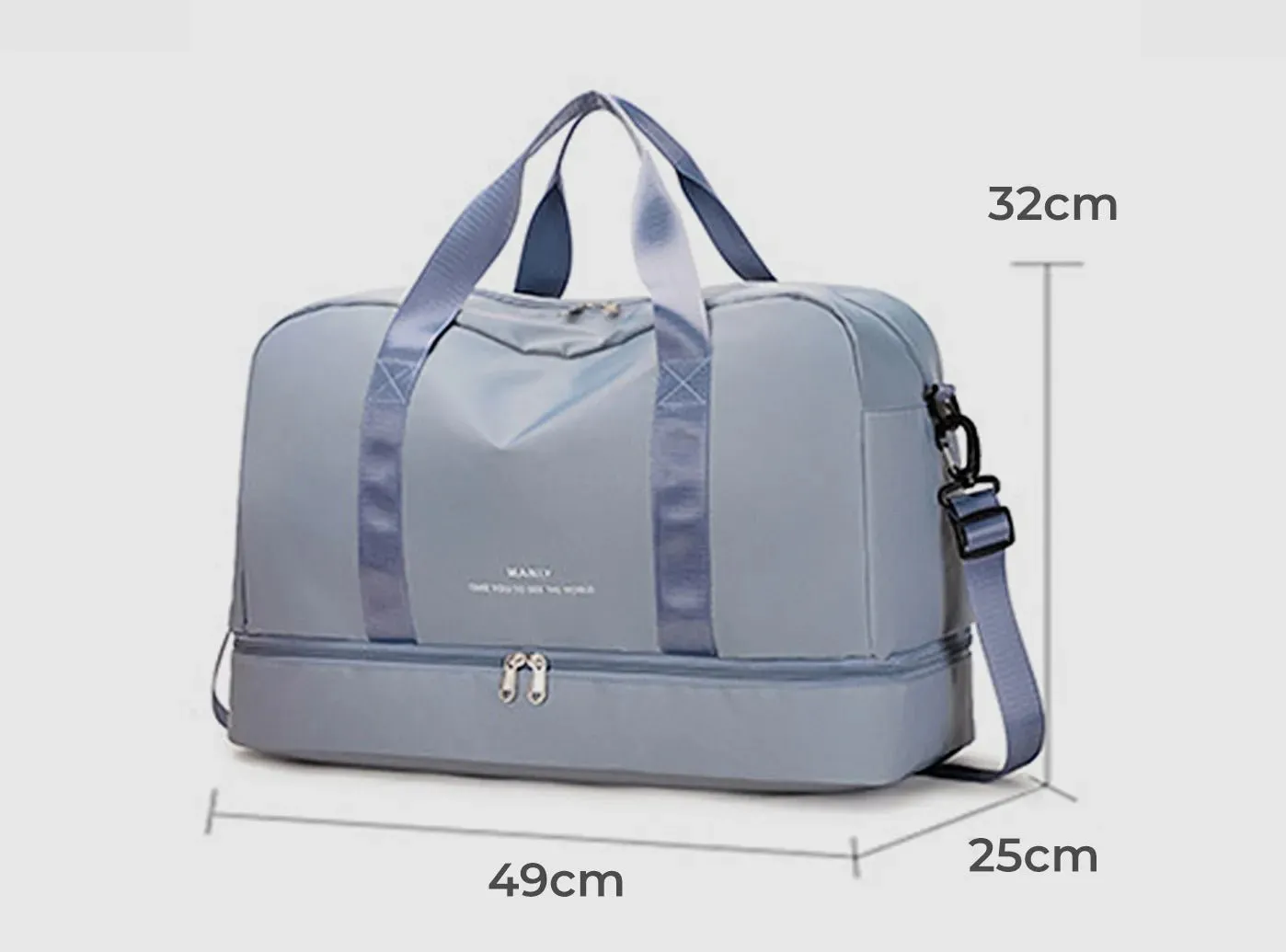 FitVille Spacious Travel Bag