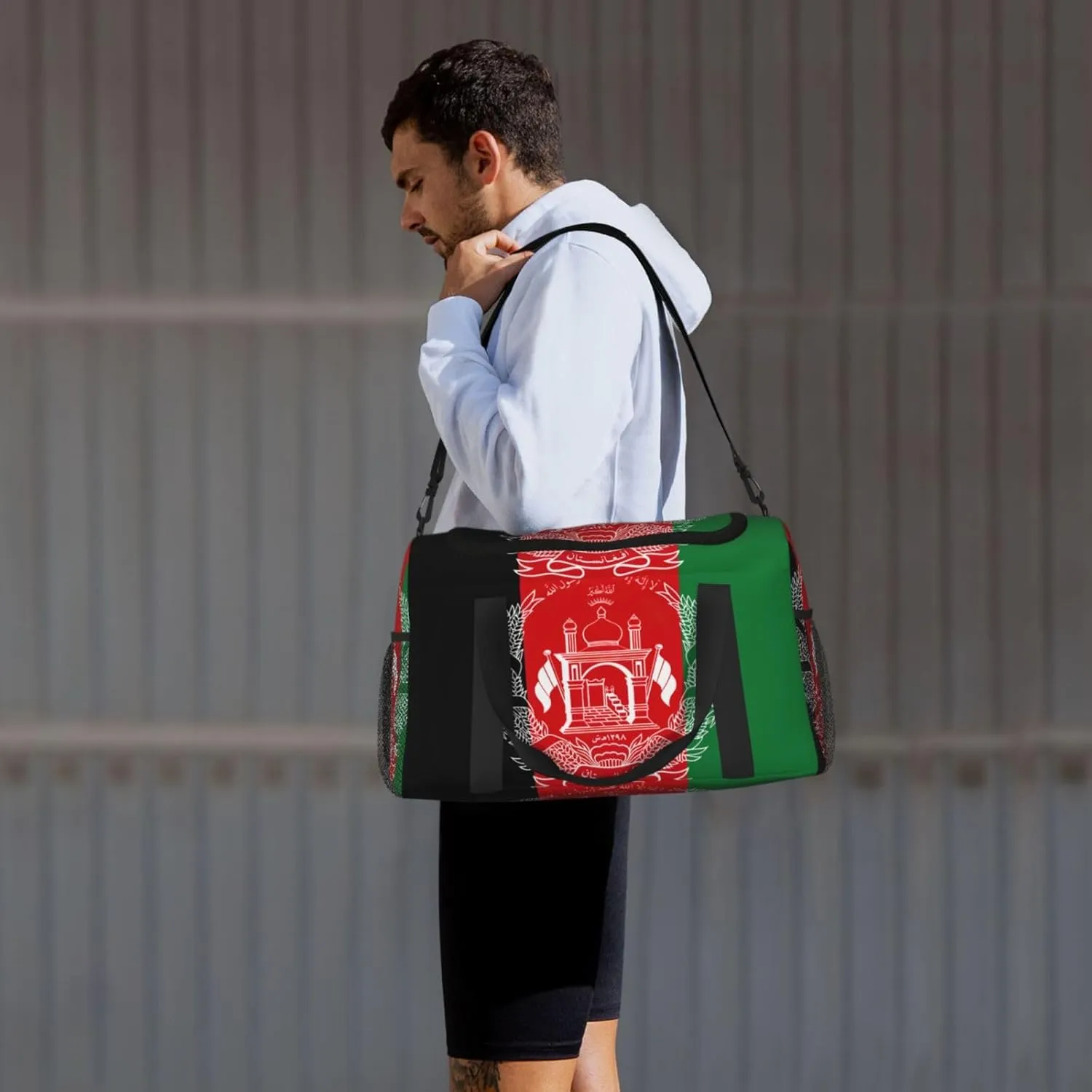 Flag Of Afghanistan Travel Bag, Weekender Bags For Women Men For Outdoor Adventures, Ideal For Camping And Hiking