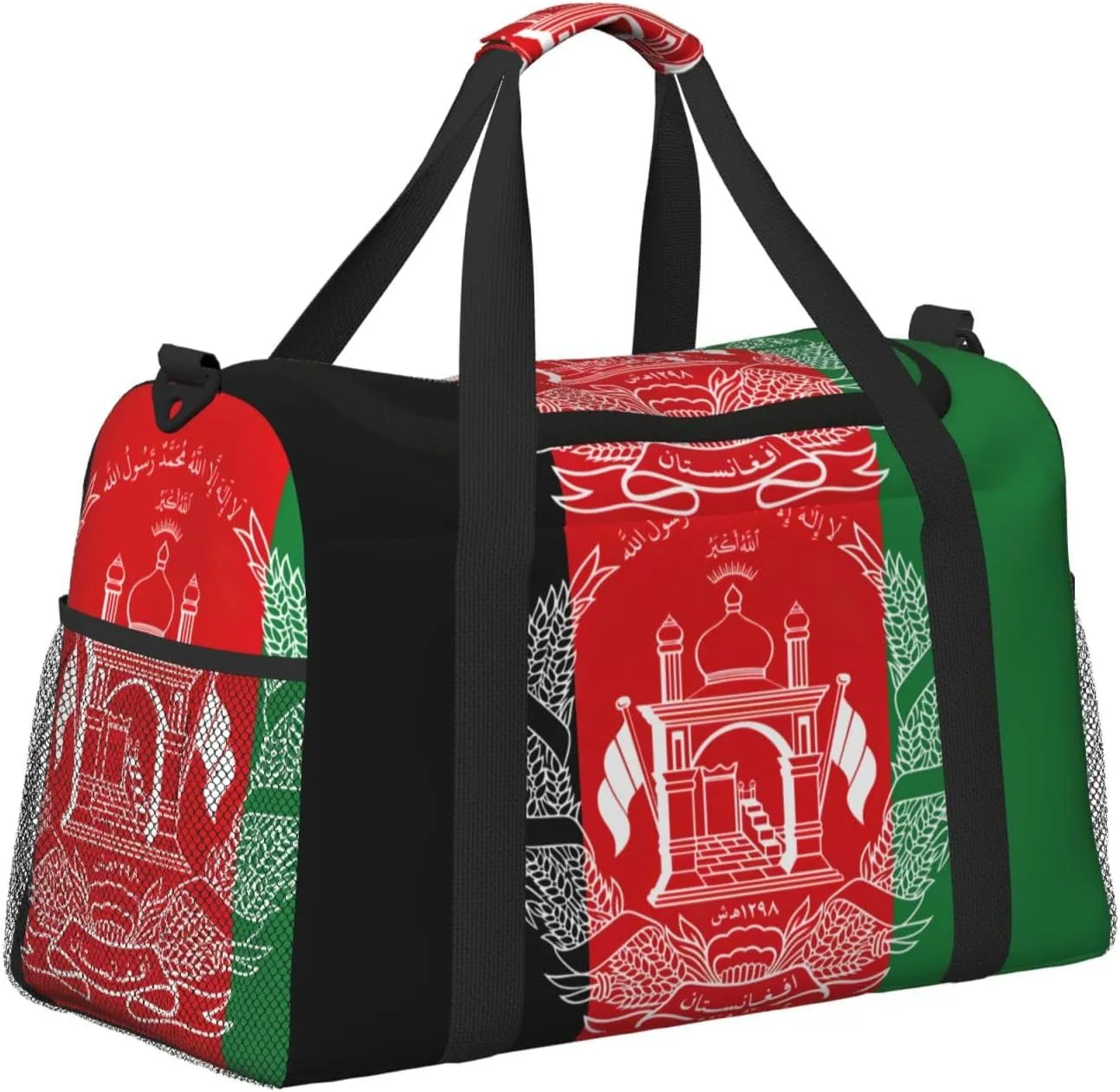 Flag Of Afghanistan Travel Bag, Weekender Bags For Women Men For Outdoor Adventures, Ideal For Camping And Hiking