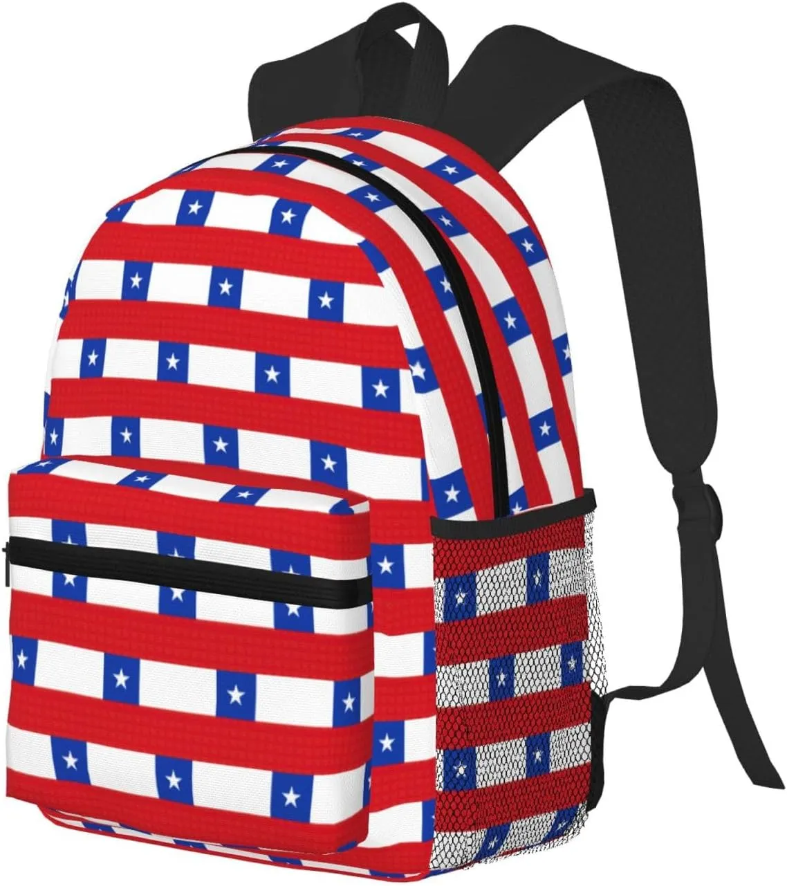 Flag Of Chile Fashion Backpack,Casual Daypack Backpacks For Men Women, Laptop Bag Travel Hiking Camping
