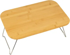 Folding Table - Cooking Table | Small Folding Tables | Portable Camping Tables | 45x30x19.7cm Wooden Camping Furniture Chairs for Patio Tailgating RV Travel Barbecue Balcony Beach Backyard Garden