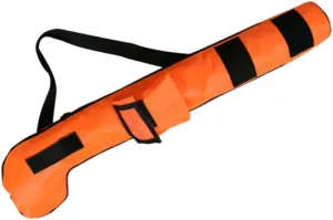 Garneck Simple Club Carrier Storage Bag Multifunctional Orange Tote for Training Supplies Comfortable Belt Design Holds Clubs Portable Organizer Pouch for Outdoor Activities