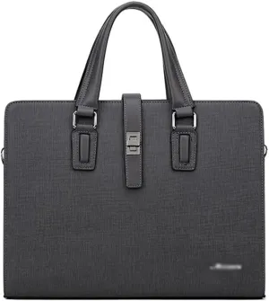 Genuine Leather Handbag Cross Section Business Briefcase Shoulder Crossbody Bag Fashion Computer Men's Bag