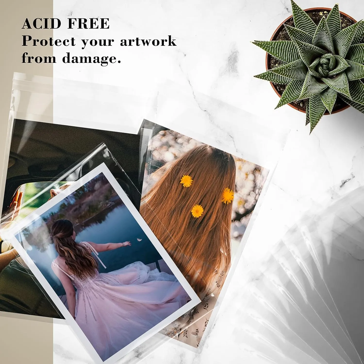 Golden State Art, Pack of 100 8 3/4 X 11 1/16 Crystal Clear Storage Bags, Resealable Magazine Bags for Archival-Quality Storage of Collectible Magazines