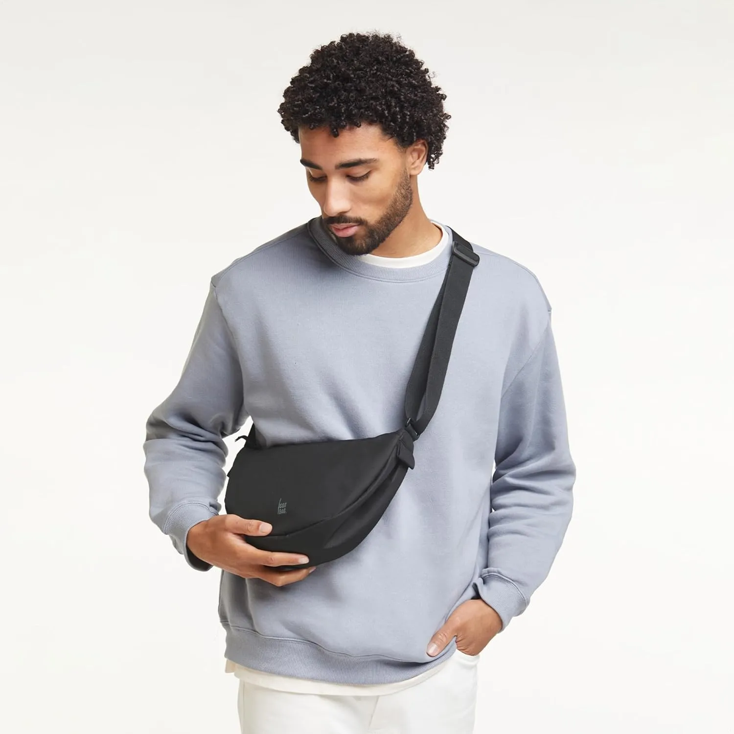 GOT BAG - Moon Bag with Adjustable Strap, Eco-Conscious Bag Made of Recycled Ocean Impact Plastic