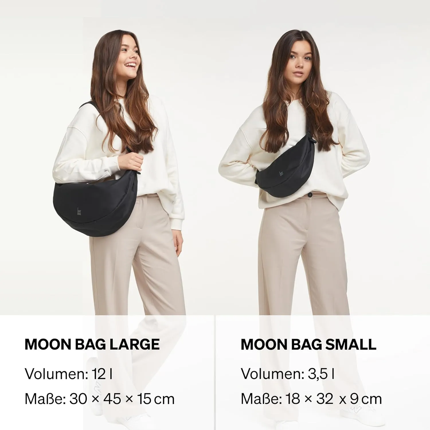 GOT BAG - Moon Bag with Adjustable Strap, Eco-Conscious Bag Made of Recycled Ocean Impact Plastic