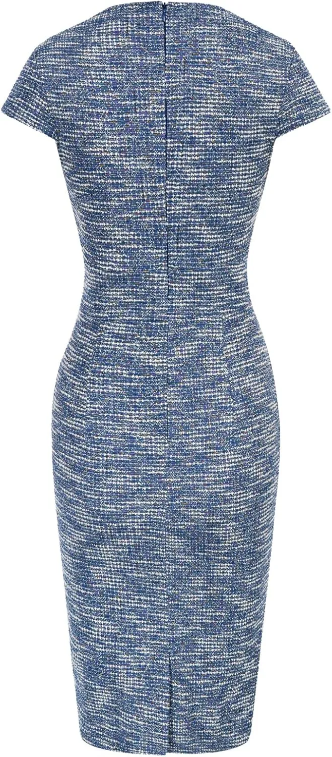 GRACE KARIN Dress Women Pencil Dress Cap Sleeve Pencil Dress
