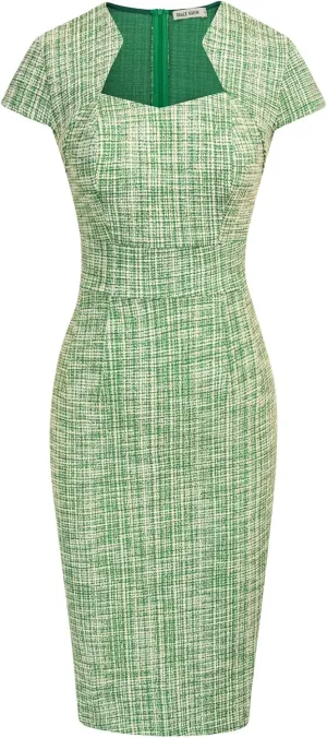 GRACE KARIN Dress Women Pencil Dress Cap Sleeve Pencil Dress