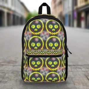 Graffiti Style Yellow Skulls Backpack