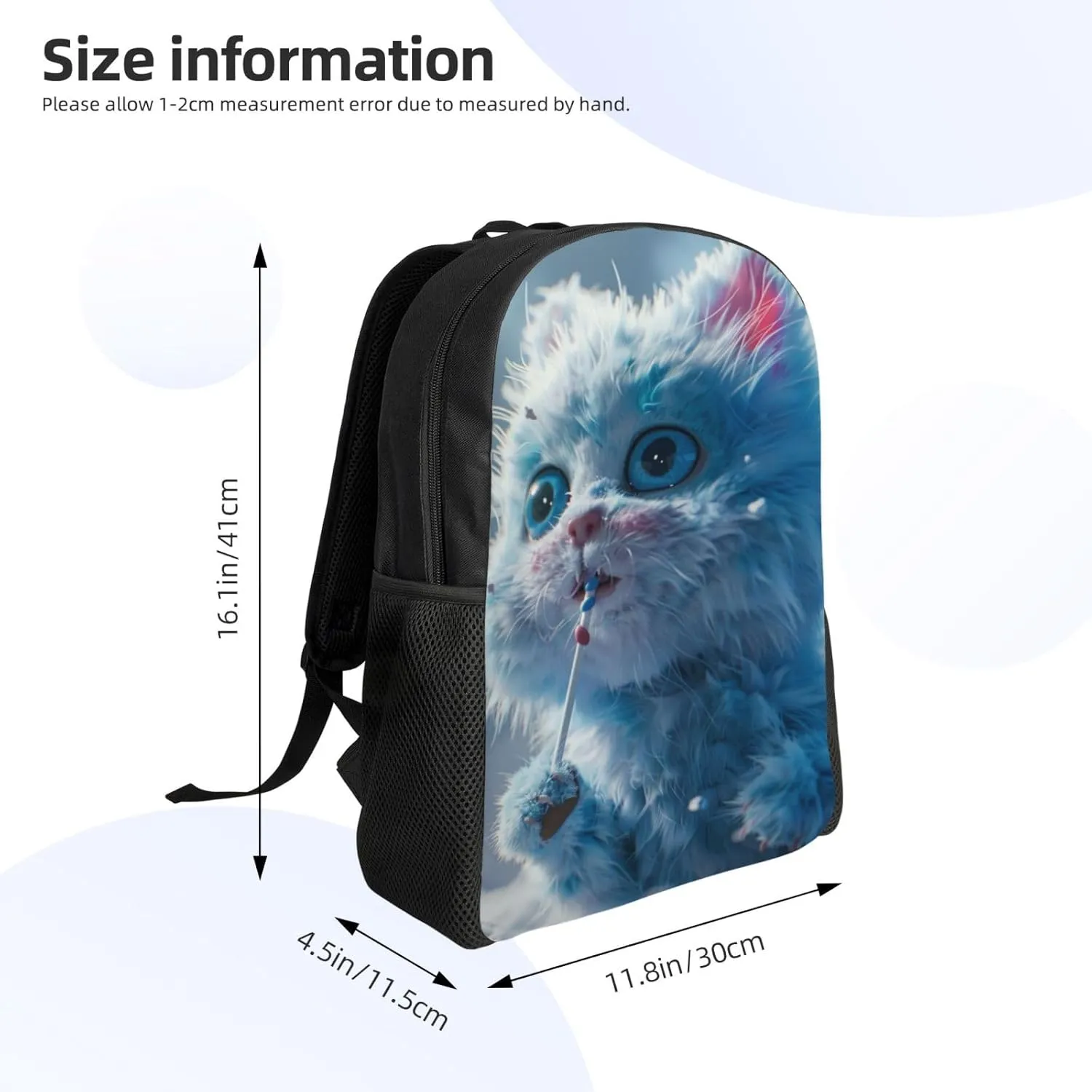 Greedy Cat Backpack Waterproof Anti Theft Durable Light Laptop Bag Backpacks For Women Men Travel Gym Backpack