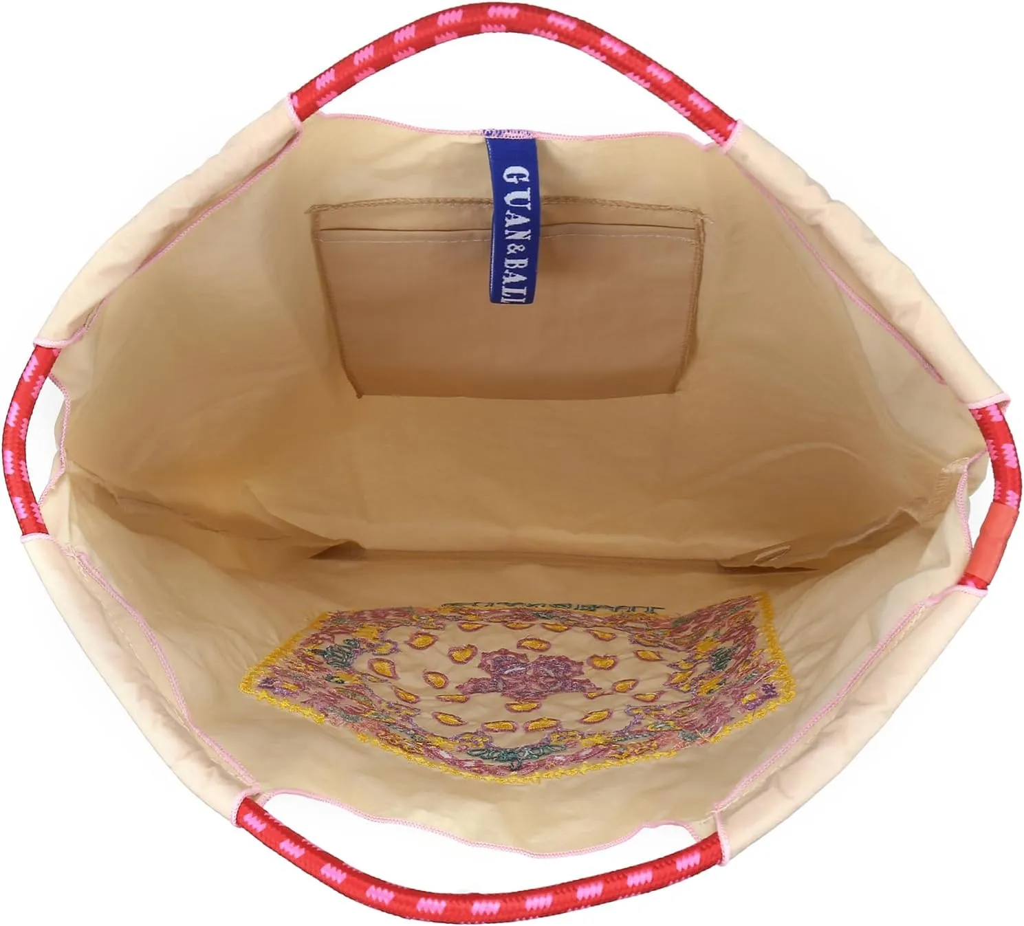 Guan&Ball Tote Bag for Women, Foldable Tote Bag With Large Shoulder strap Bag Handle Handbag for Travel, Work