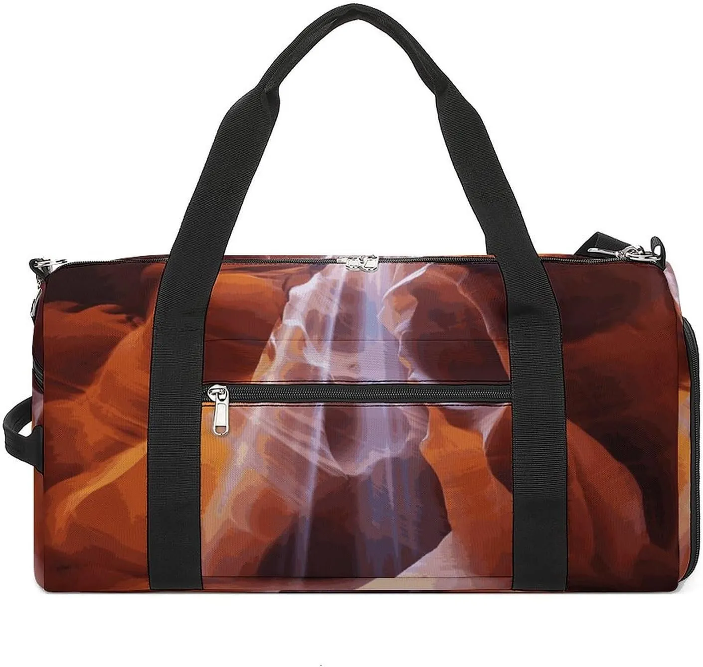 Gym Bags Small Antelope Canyon Duffel Bag Overnight Bag with Shoe Compartment Carryon Bag for Men Women