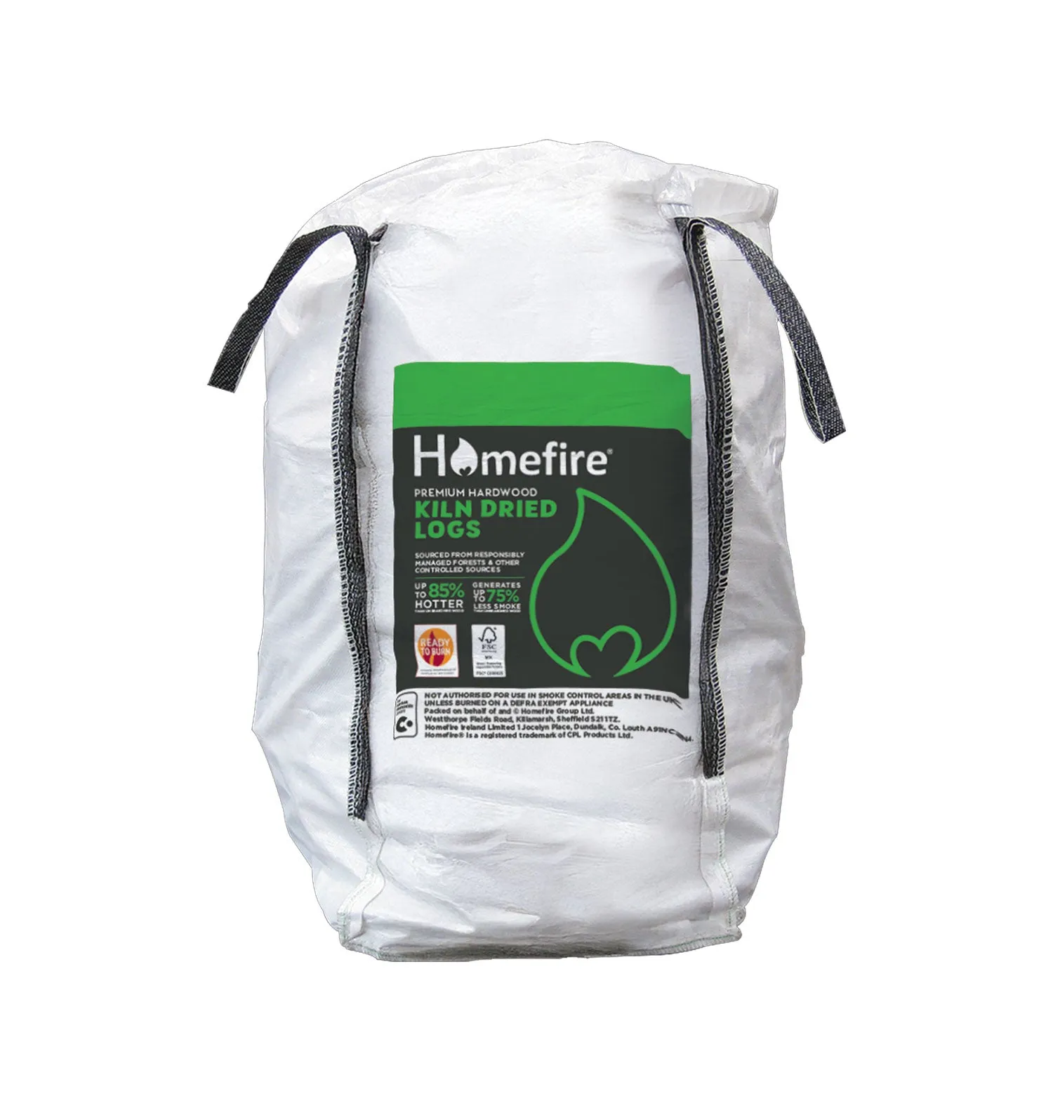 Homefire Kiln Dried Hardwood Logs - Bulk Bag (0.6m3)