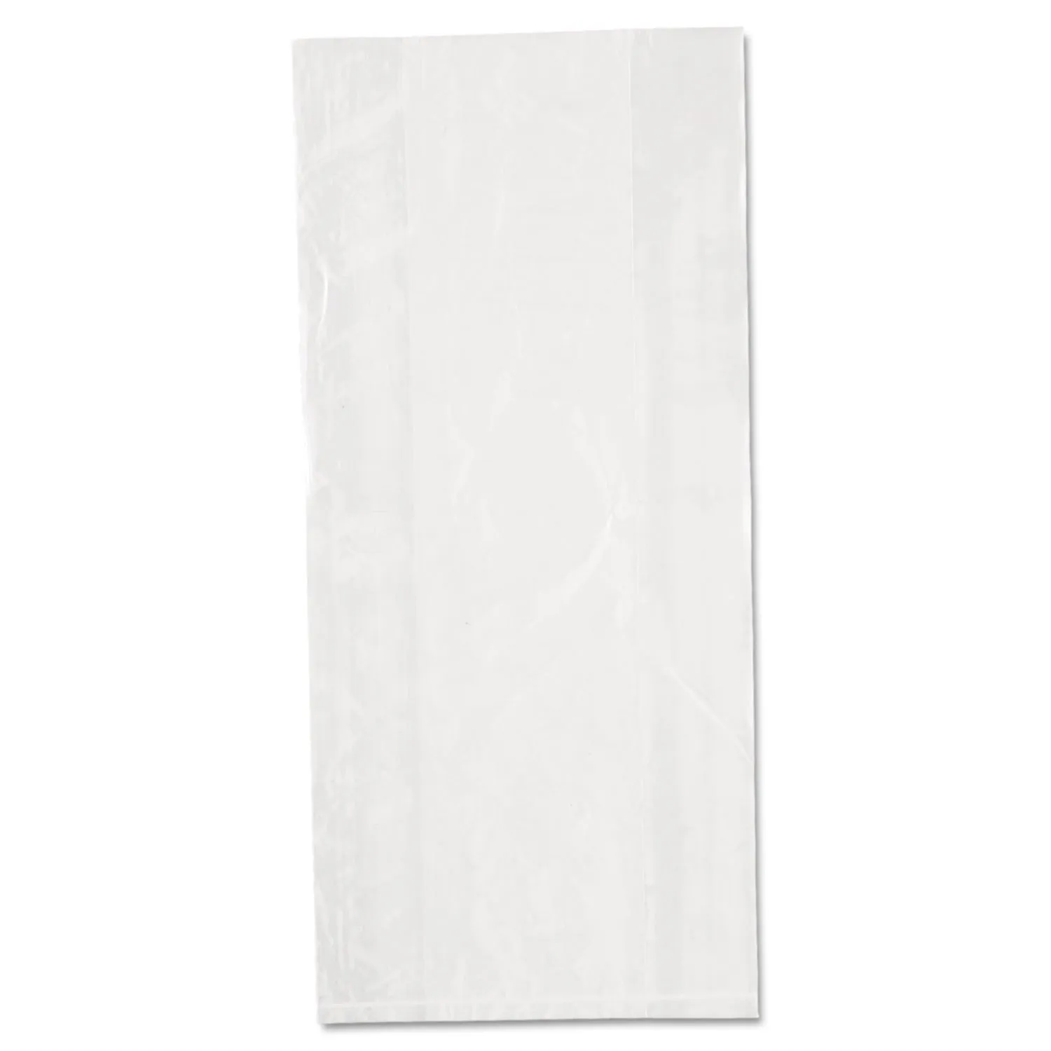 Inteplast PB080418 8 qt Capacity, 18" Length x 8" Width x 4" Gusset, Food and Utility Poly Bag (Case of 1000)