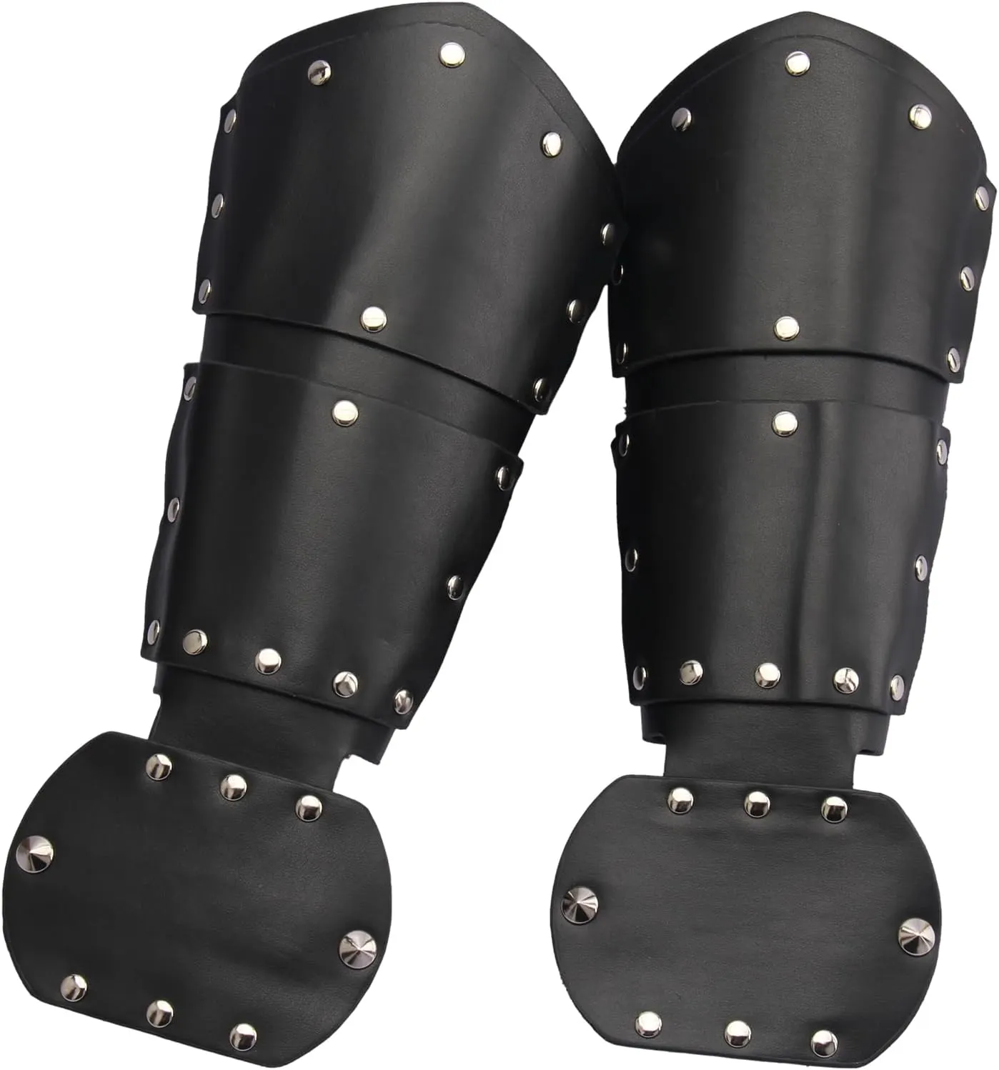 JAOYU Men Leather Bracers Arm Armor Cuff Gauntlet Wristband Medieval Bracers Viking Jewelry for Women Cosplay Costume