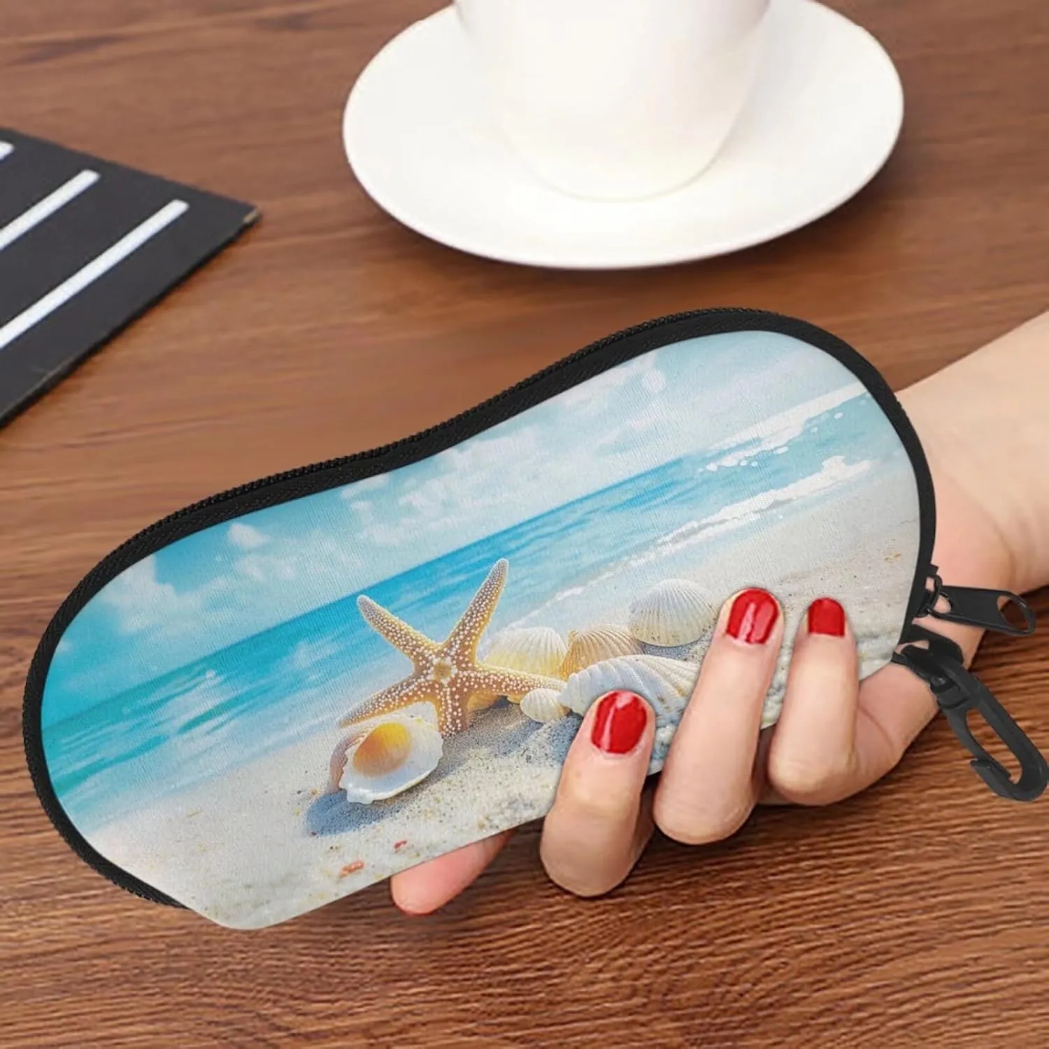 JoyLamoria Novelty Design Portable Glasses Case Ultra Light Neoprene Sunglasses Bag Eyeglasses Case