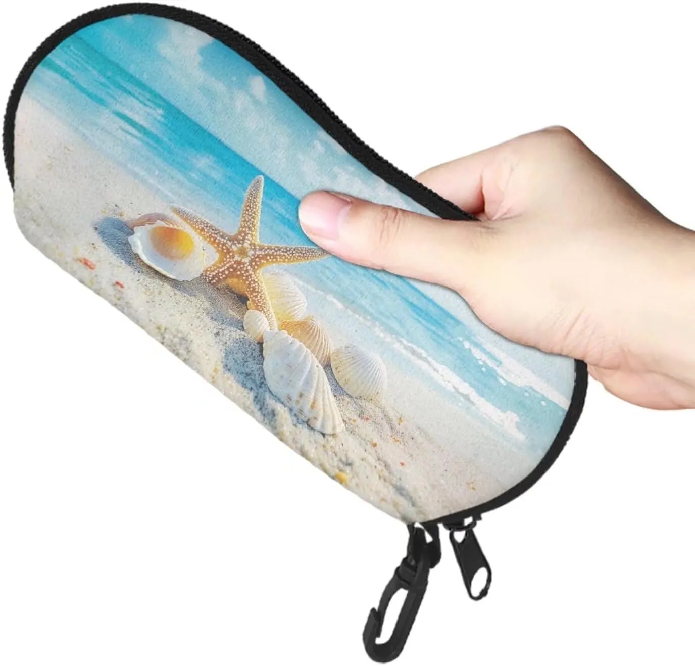 JoyLamoria Novelty Design Portable Glasses Case Ultra Light Neoprene Sunglasses Bag Eyeglasses Case