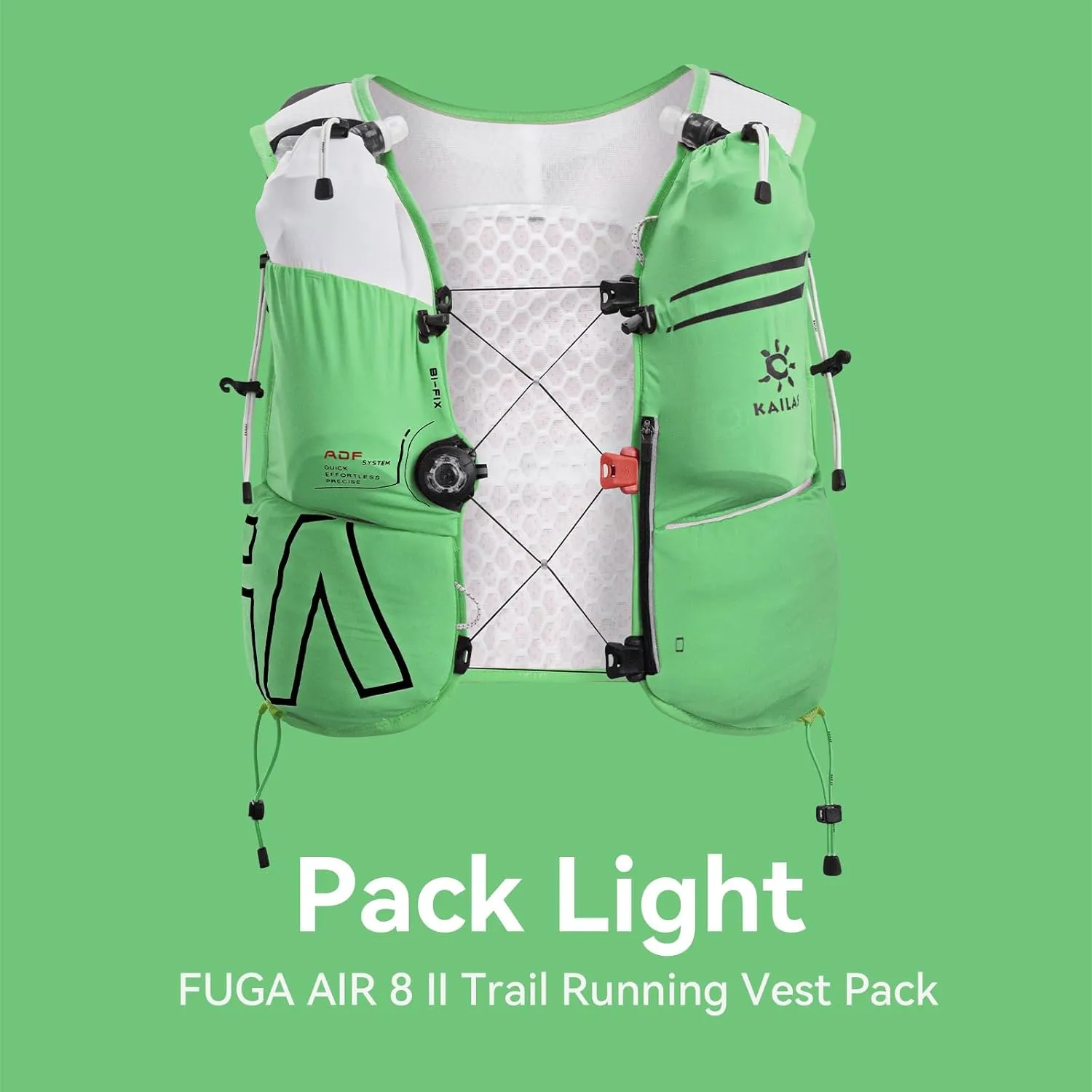KAILAS AIR 5/8/11/13L Running Vest Hydration Backpack Hydration Vest Water Backpack Lightweight with Two TPU Water Bladders