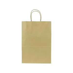 Karat FP-SB110 (Medium) Paper Shopping Bags - Kraft (Case of 250)