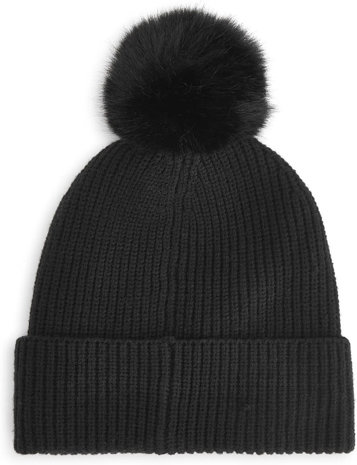Karl Lagerfeld Paris Women's Beanie Ribbed Sunglasses Pin Hat