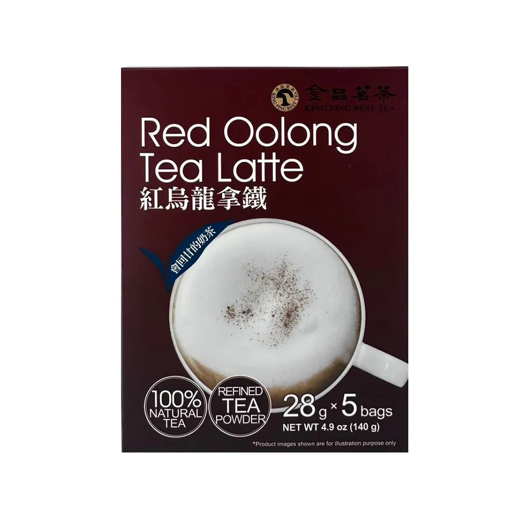 King Ping Best Tea Red Oolong Tea Latte - 5 Bags, 140g