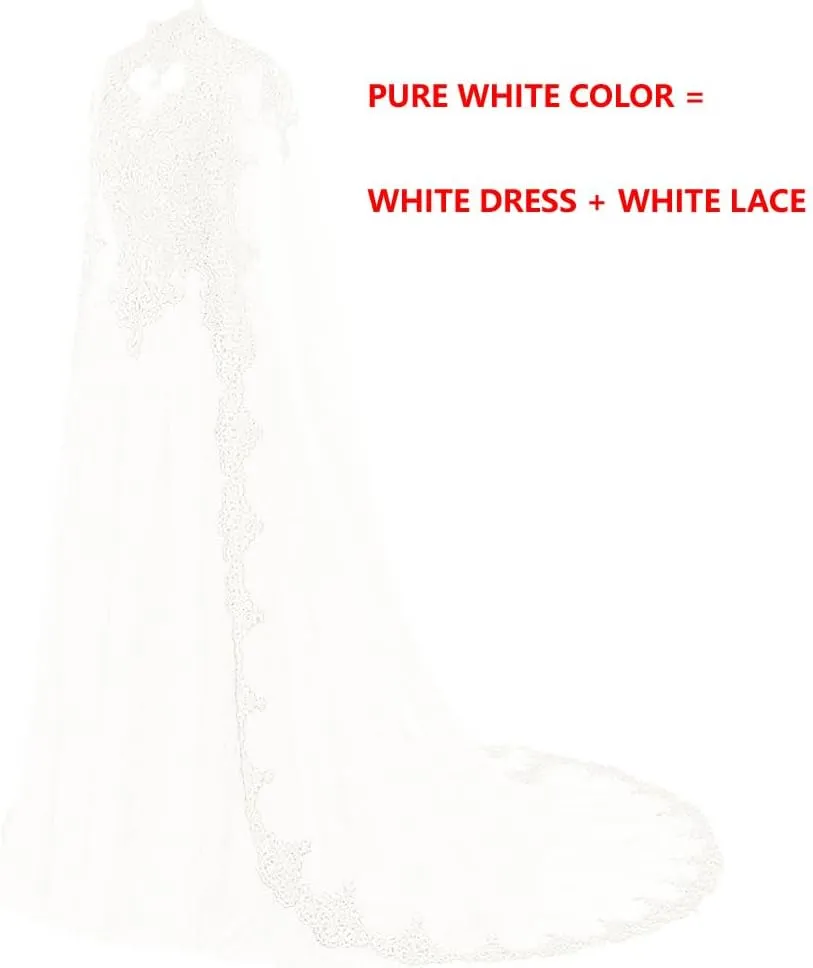 Kivary Gold Lace Vintage Long Prom Evening Dresses Wedding Gowns with Cape