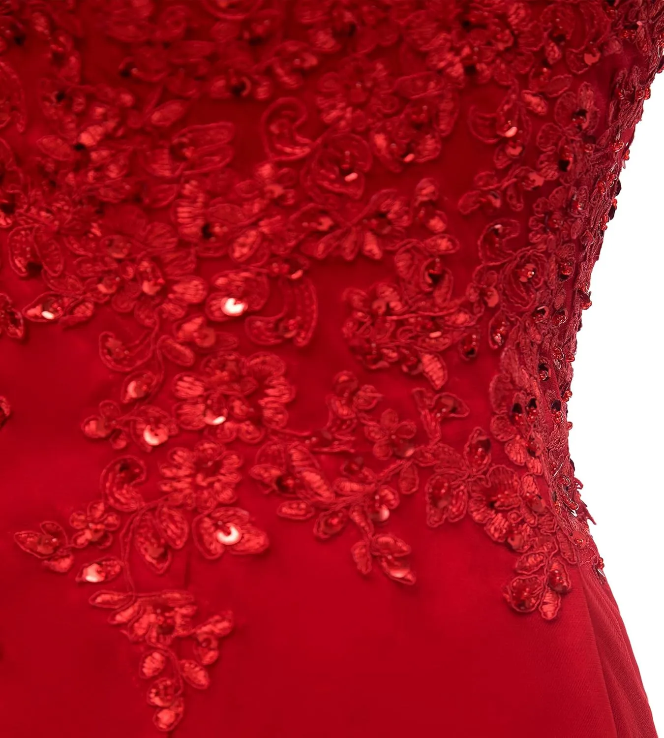 Kivary Off Shoulder Mermaid Long Lace Beaded Prom Dress Corset Evening Gowns