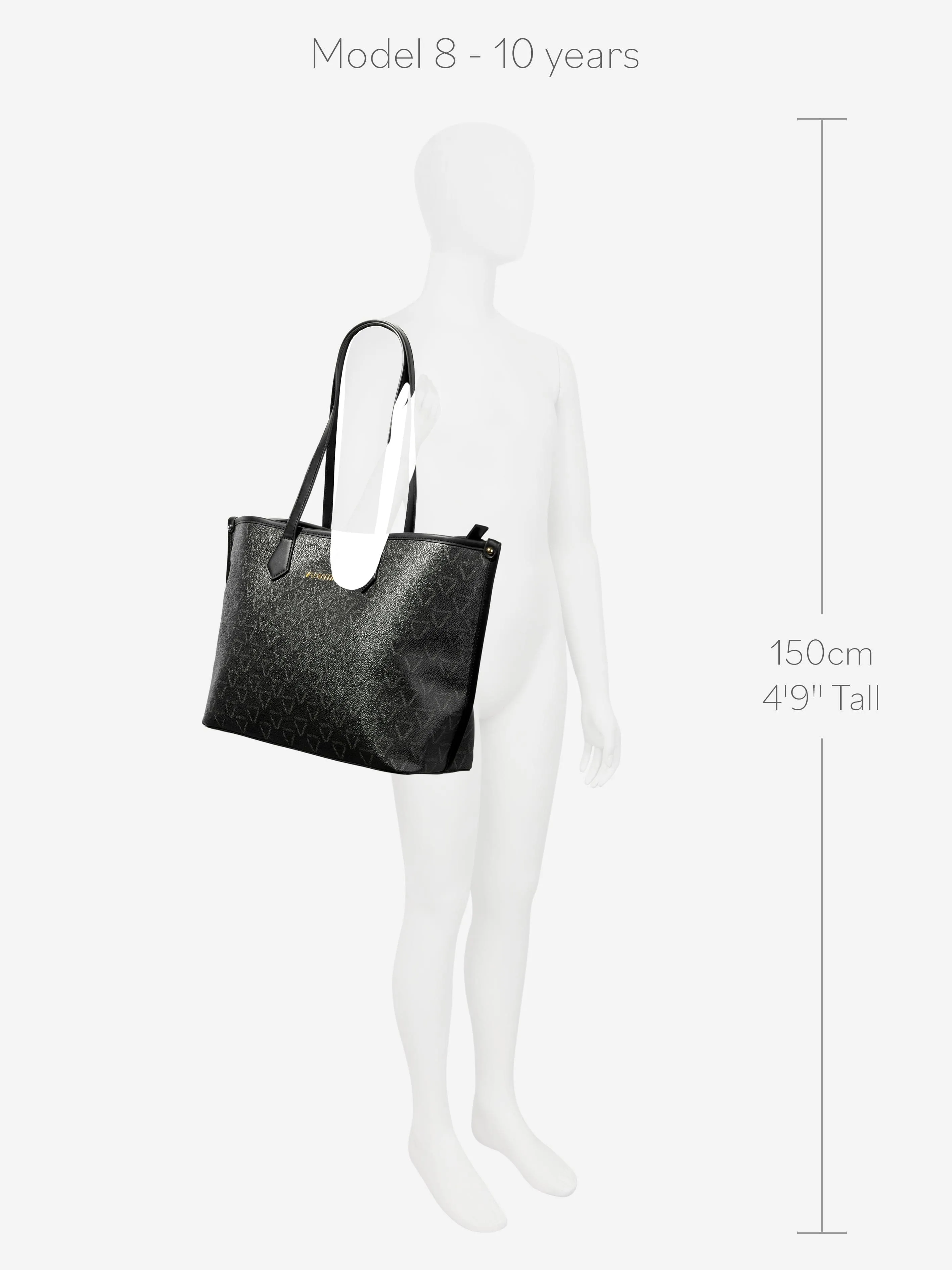 Lady Re Tote Bag in Black (34cm)