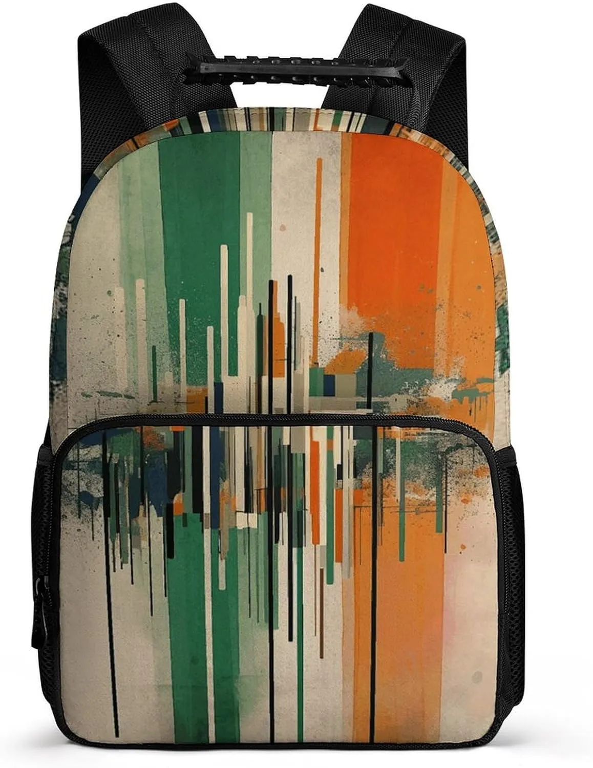 Laptop Backpack Complex Patterns Daypack Computer Bag Travel Laptop Bag Casual Nurse Bag for Women Men