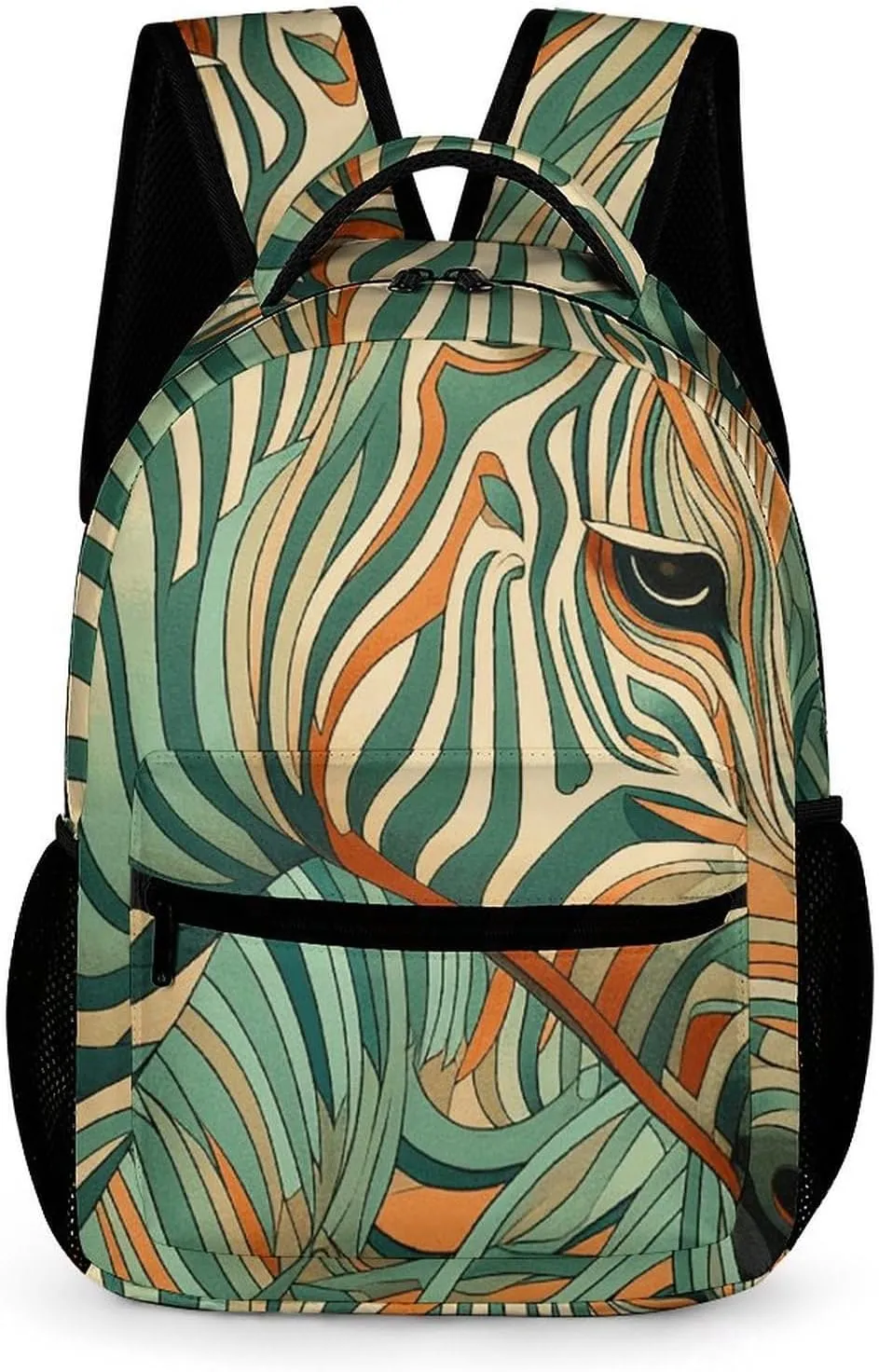 Laptop Backpack for Travel Daypack Computer Bag Work Green Decorative Pattern Back Pack Nurse Bag for Hiking