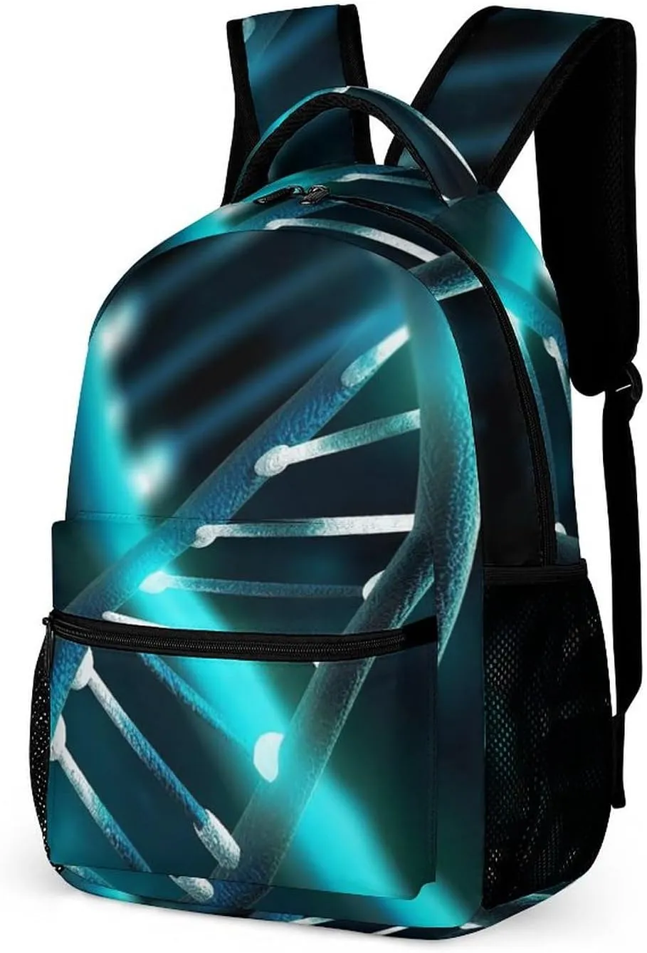 Laptop Backpack for Travel Daypack Computer Bag Work Science Gene Strand Back Pack Nurse Bag for Hiking