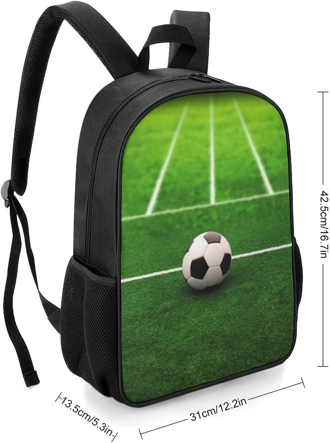 Laptop Backpack for Travel Daypack Grass Field Soccer Playground Computer Bag Work Back Pack Laptop Bag Casual Nurse Bag