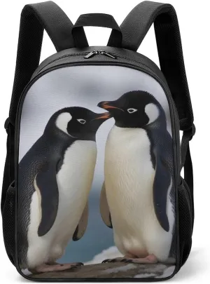 Laptop Backpack for Travel Daypack I Love Penguins Computer Bag Work Back Pack Laptop Bag Casual Nurse Bag