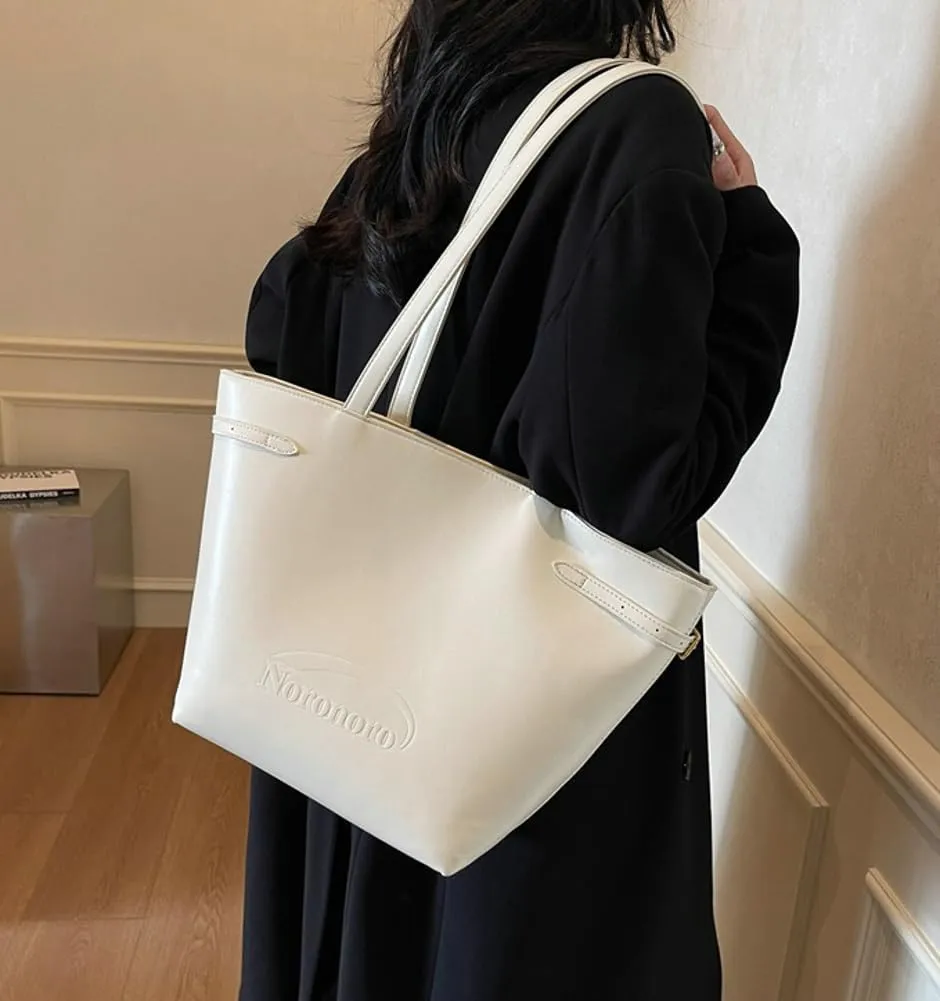 Large Bucket Bags for Women Spring Purses for Women 2025 Simple Shoulder Bag Underarm Bag Trendy Tote Bag for Work Travel