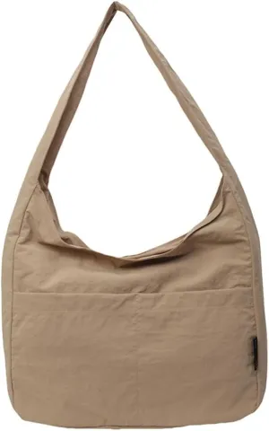 Large Tote Bag For Women Nylon Shoulder Bags For Women Simple Crescent Bag Sling Bag Purses College Travel Outdoor