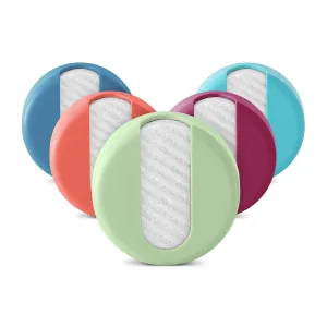 LastRound® 7 Sustainable Reusable Cotton Rounds for Facial Cleansing – Zero-Waste Eco-Friendly Makeup Remover Pads for All Skin Types with Travel Storage Case
