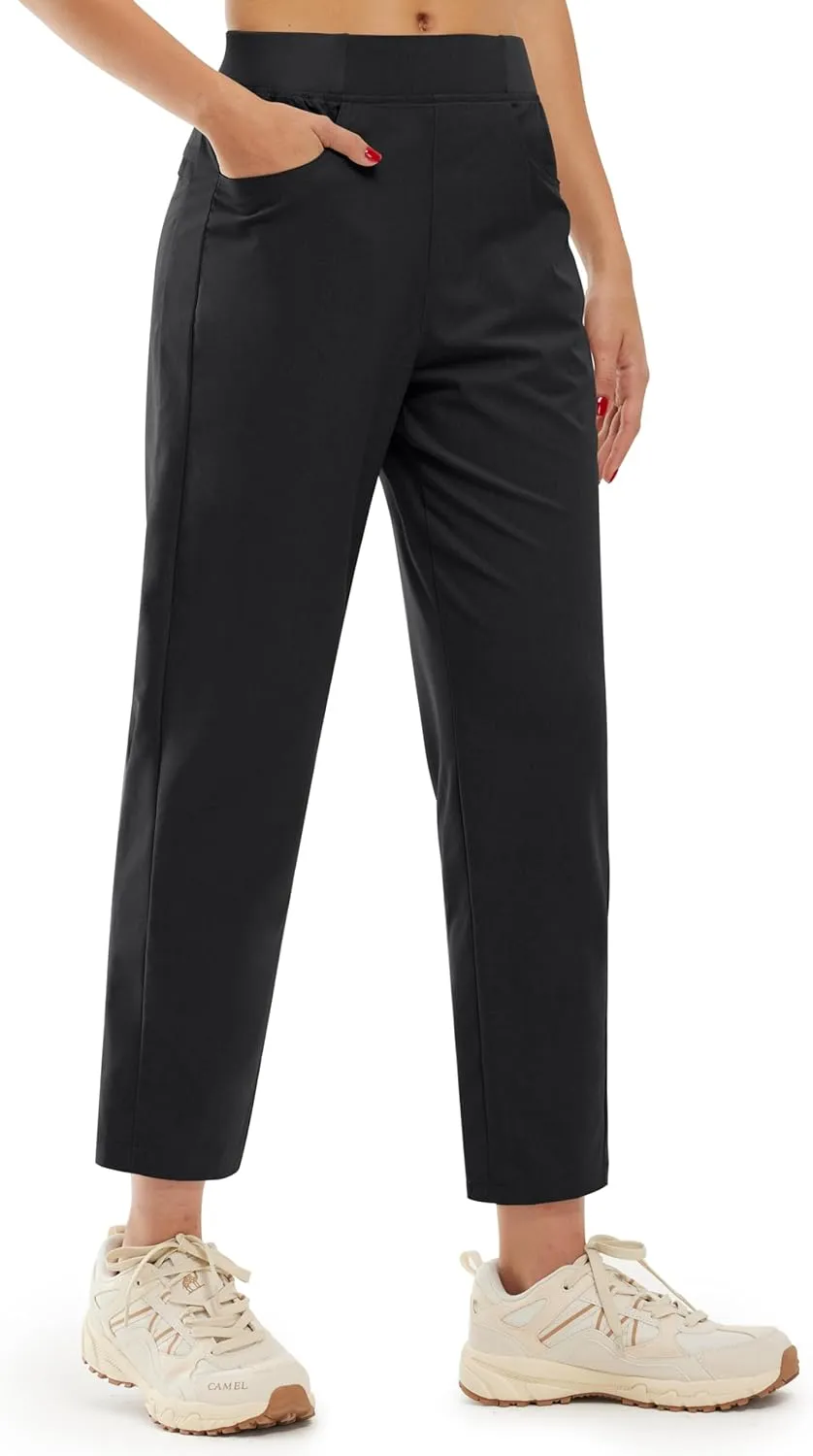Libin Women’s Golf Pants Quick Dry Hiking Pants Lightweight Work Ankle Dress Pants for Women Business Casual Travel