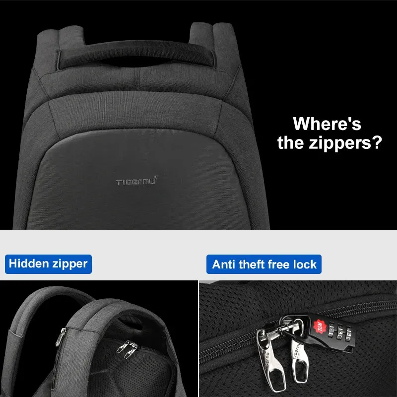 Lifetime Warranty Anti Theft Backpack For Men For Women 15.6" Laptop Backpack Waterproof Travel Backpacks Schoolbag For Teens