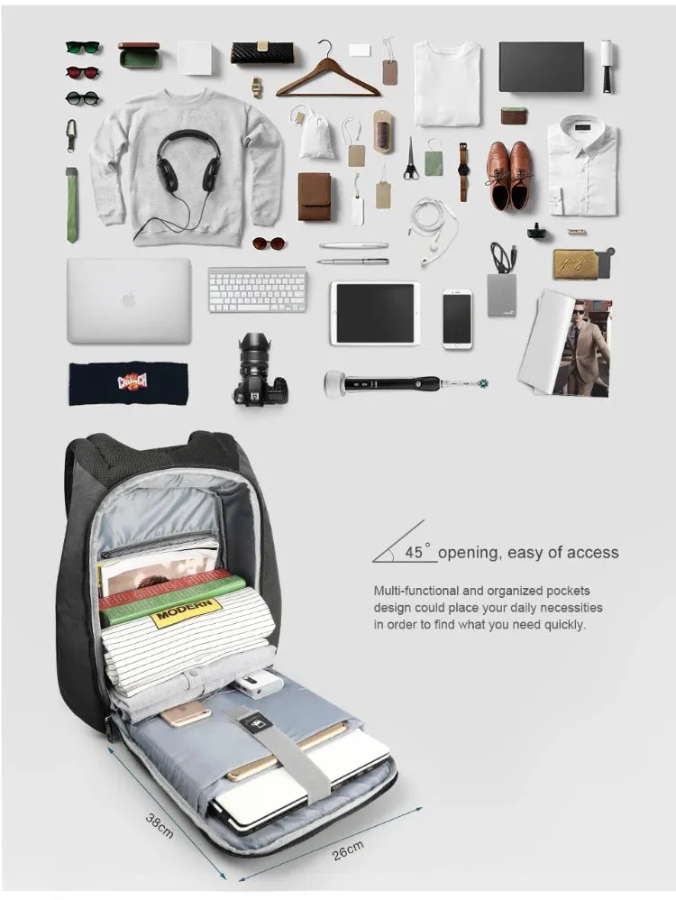 Lifetime Warranty Anti Theft Backpack For Men For Women 15.6" Laptop Backpack Waterproof Travel Backpacks Schoolbag For Teens