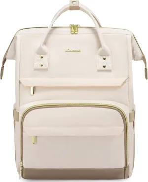 LOVEVOOK Laptop Backpack Purse for Woman Fashion Work Backpack for Travel Business Teacher Nurse Computer Bag 15.6-Inch Backpack