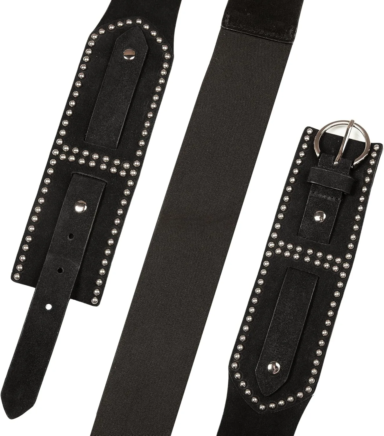 Lucky Brand Women's Studded Leather Belt | Stylish | Classic | Modern | Jeans | Pants | Skirt | Dress