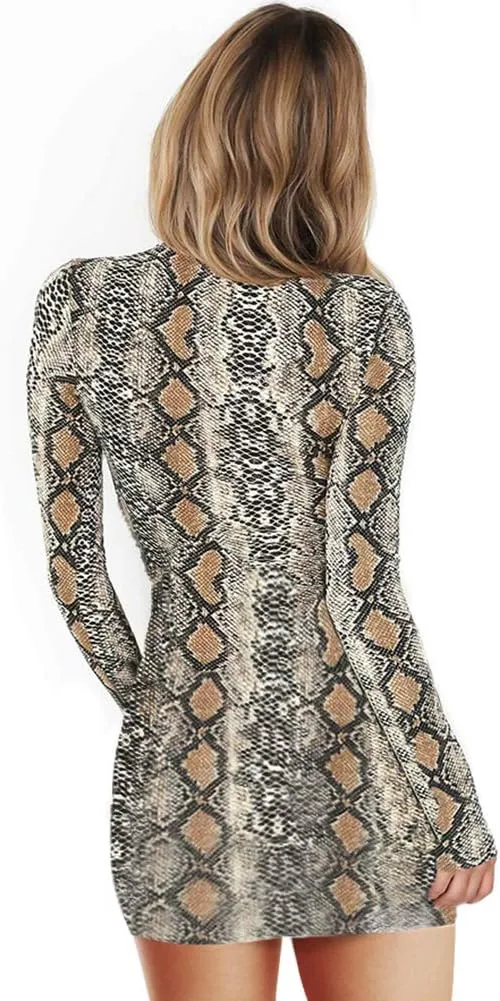 LYKSAW Queen.M Women's Sexy Bodycon Dress Knitting Casual Club Party Slim Short Mini Dress