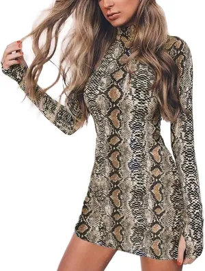 LYKSAW Queen.M Women's Sexy Bodycon Dress Knitting Casual Club Party Slim Short Mini Dress