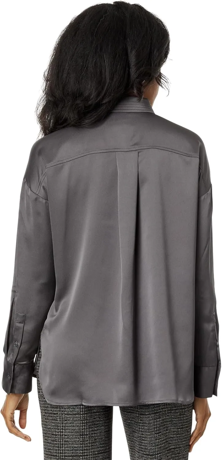 Lysse Kristin Stitched Satin Shirt