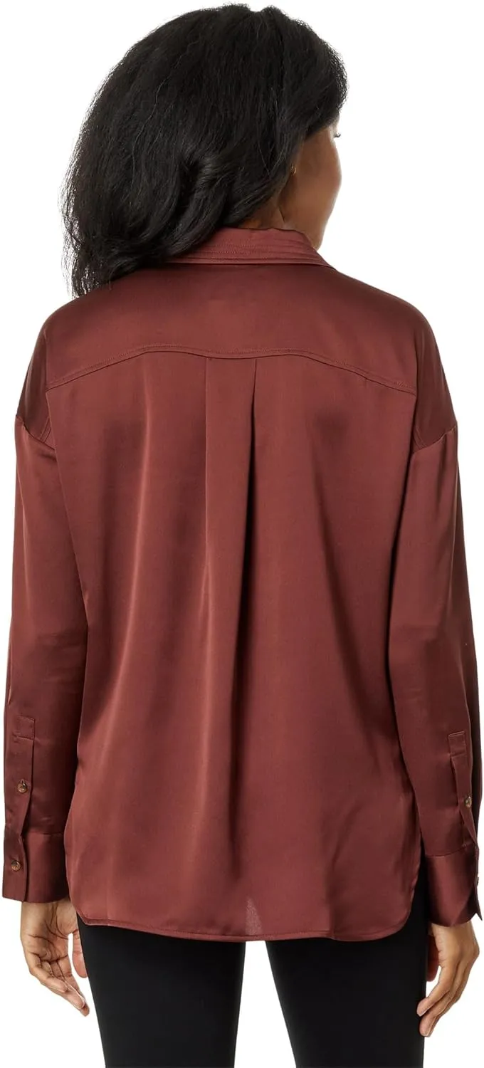Lysse Kristin Stitched Satin Shirt