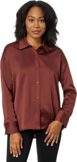Lysse Kristin Stitched Satin Shirt