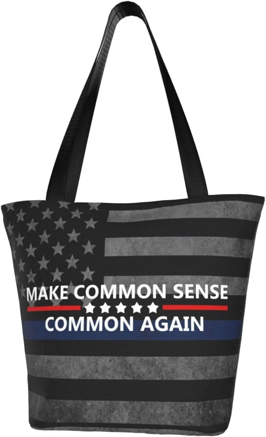 Make Common Sense Common Again Fashion Shoulder Bag Large Capacity For Man Or Woman