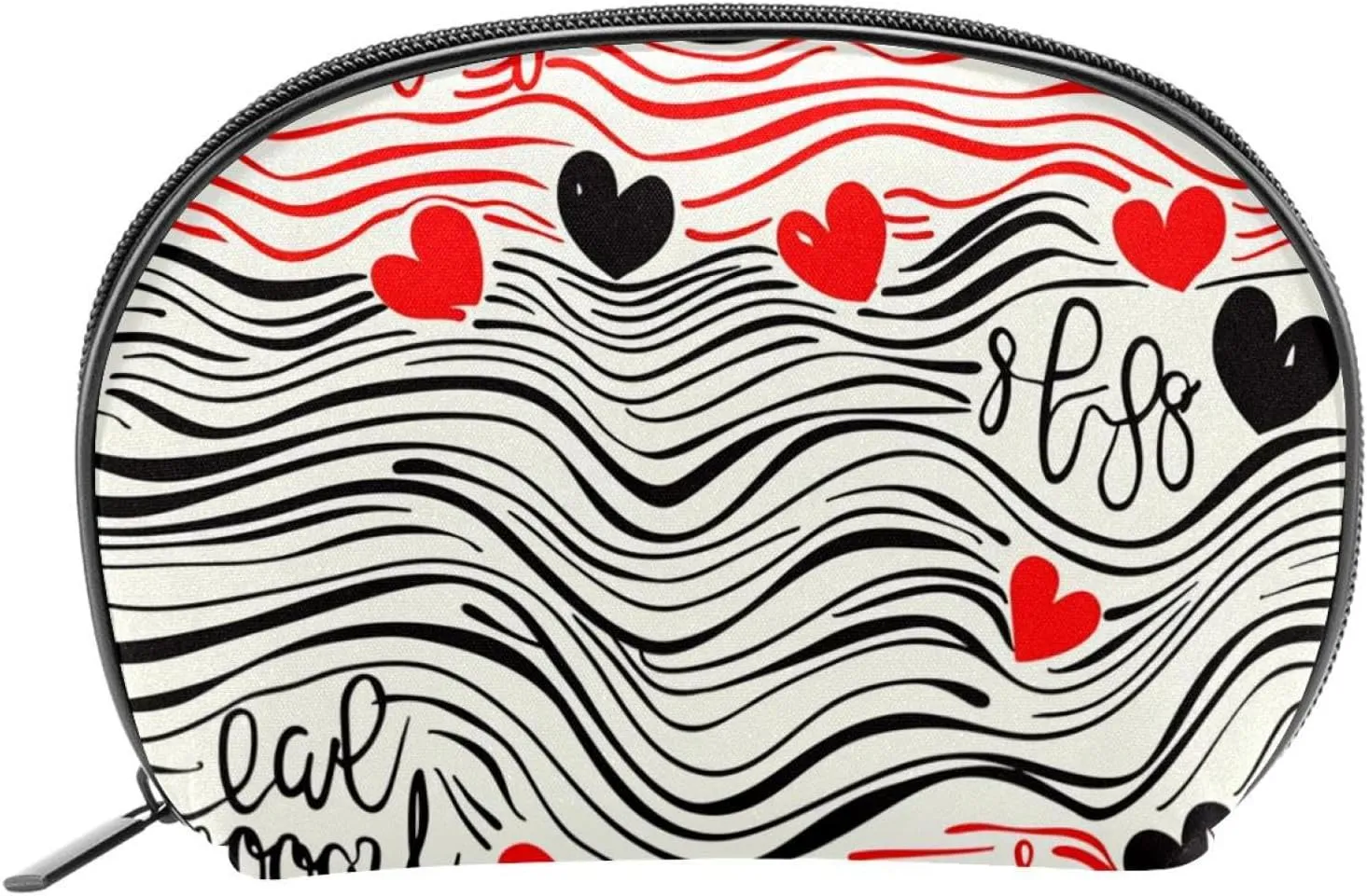 Makeup Bag Organizer,Cosmetic Bags for Women,Valentine'S Day Simple Style,Small Makeup Pouch