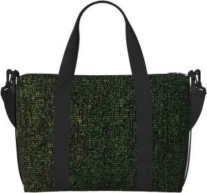 Math Formula Print Portable Travel Duffel Bag,Ideal For Business And Private Travel